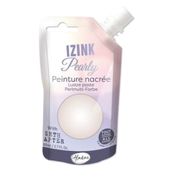 Peinture nacrée Izink Pearly - Aladine -  80 ml - Écru
