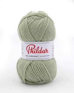 Pelote de fil à tricoter - Super Baby - Phildar - Tilleuil