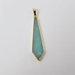 Pendentif longue pointe - Pierres naturelles - Lithothérapie