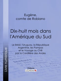 Dix-huit mois dans l'Amérique du Sud - Le Brésil, l'Uruguay, la République Argentine, les Pampas et le Voyage au Chili par la cordillère des Andes