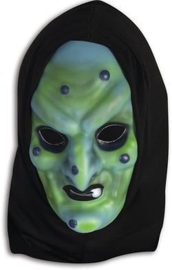 Masque pour enfant - Sorcière - Avec cagoule