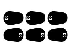 BG - 6 pastilles protège bec noir 0.8mm