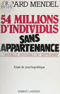 Cinquante-quatre millions d'individus sans appartenance - L'obstacle invisible du septennat