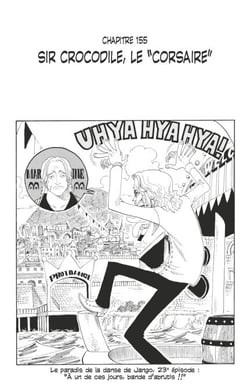 One Piece édition originale - Chapitre 155 - Sir Crocodile, "le corsaire"