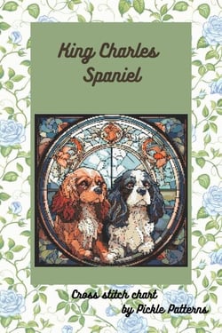 King Charles Spaniel - Stained Glass Animals