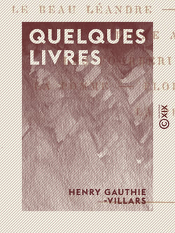 Quelques livres - Année 1895