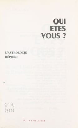 Qui êtes-vous ? - L'astrologie répond