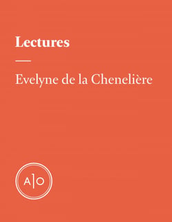 Les lectures d'Evelyne de la Chenelière