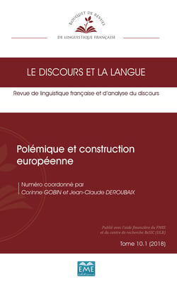 Polémique et construction européenne - 10.1 - 2018
