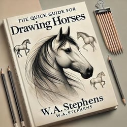The Quick Guide for Drawing Horses - Drawing for Beginners, #1