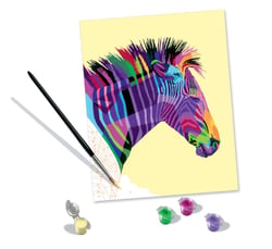 Peinture au numéro Ravensburger - CreArt - Zebre - 24 x 30 cm