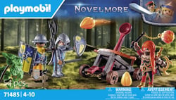 Chevaliers et catapulte