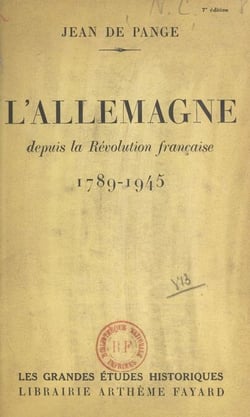 L'Allemagne depuis la Révolution française, 1789-1945