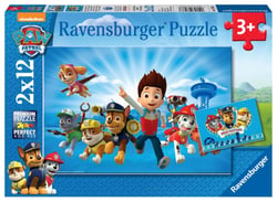 Puzzles 2x12 pièces - Pat' Patrouille - Ravensburger