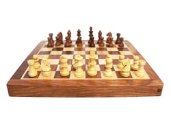 Jeu d'échecs magnétique pliable - 30 cm - Jeu de société à deux -  Jeu Echecs - Ferti Games