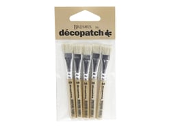 Lot de 5 pinceaux n°5 Décopatch