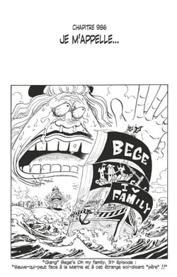 One Piece édition originale - Chapitre 986 - Je m'appelle
