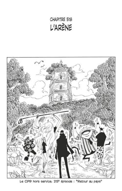 One Piece édition originale - Chapitre 518 - L'arène