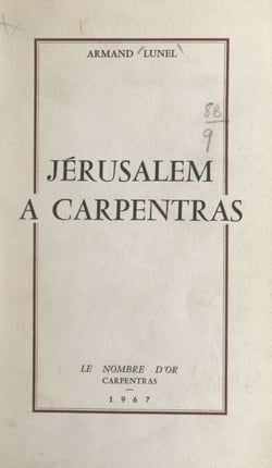 Jérusalem à Carpentras