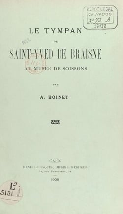 Le tympan de Saint-Yved de Braisne au musée de Soissons