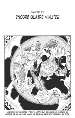 One Piece édition originale - Chapitre 787 - Encore quatre minutes