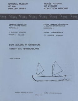 Boat building in Winterton, Trinity Bay, Newfoundland