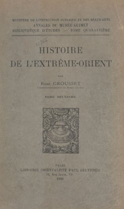 Histoire de l'Extrême-Orient (2)