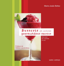 Desserts et autres gourmandises sucrées - Sans œuf, produits laitiers, arachide, noix, graine de sésame