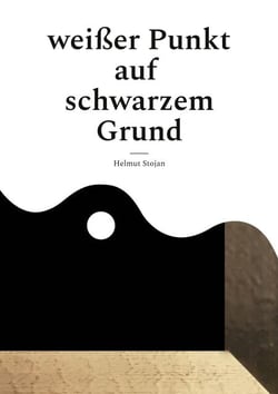 Weißer Punkt auf schwarzem Grund - sei einfach "Glück - Ich"
