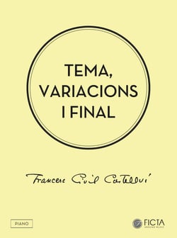 Tema, variacions i final - Per a piano sol