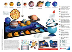 Puzzle 3D 540 pièces - Système solaire - Ravensburger