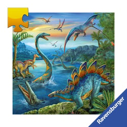 Puzzle 3 x 49 pièces - La fascination des dinos - Ravensburger