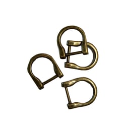 4 boucles vissables bronze