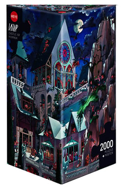 Puzzle 2000 pièces - Château de l'horreur