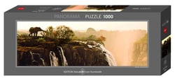 Puzzle 1000 pièces - Panorama elephant