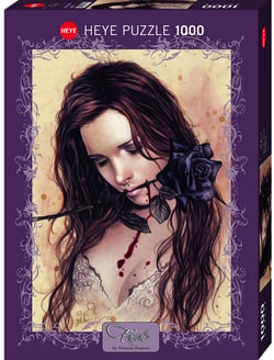 Puzzle 1000 pièces - Dark Rose