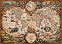 Puzzle 2000 pièces - Vintage World