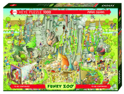 Puzzle 1000 pièces - Funky Zoo Jurassic Habitat Marino Degano