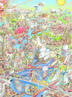 Puzzle 1000 pièces - History River