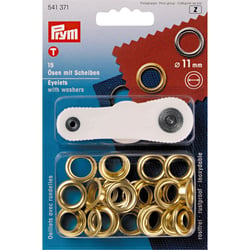 Oeillets - Prym - laiton - Or - 11mm