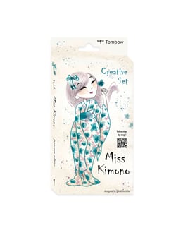 Set Créatif édition Japon N°1 : Miss Kimono - Tombow - JAPAN-SET1