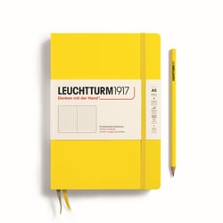 Carnet Leuchtturm1917 - Jaune citron - A5 14,5 x 21 cm - 251 pages numérotées pointillées