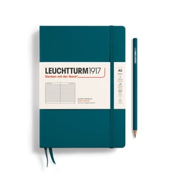 Carnet Leuchtturm - Pacific green - A5 14,5 x 21 cm - Classic - 251 pages unies