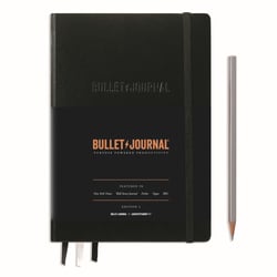 Bullet journal Leuchtturm1917 - Noir - A5 14,5 x 21 cm - Édition 2 - 206 pages numérotées pointillées