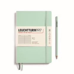 Carnet Leuchtturm1917 - Mint Green - A5 14,5 x 21 cm - 123 pages numérotées lignées