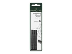Blister 3 sticks fusain reconstitués moyens.