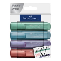4 marqueurs métalliques - Highlight your Ideas - Faber Castell