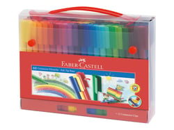 60 feutres - CONNECTOR - Faber-Castell - non permanent - couleurs vives assorties - encre à l'eau