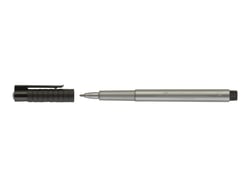 Feutre Faber-Castell - Pointe M 0,7 mm - argent - Pitt Artist Pen