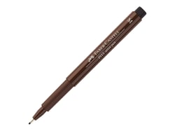 Feutre Faber-Castell - Pointe M 0,7 mm - sépia - Pitt Artist Pen